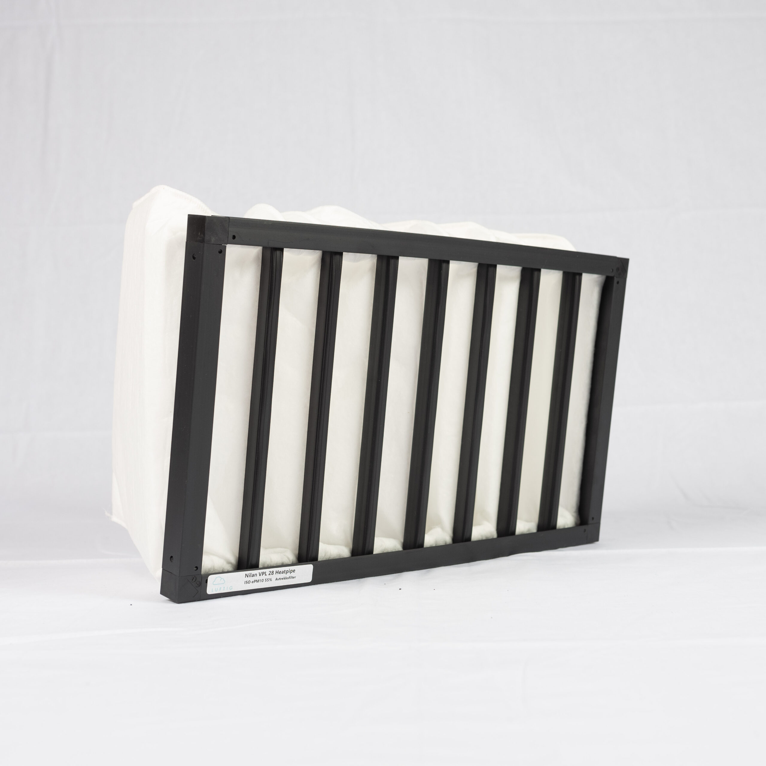 Filter, Nilan VPL 28 Heatpipe, komplett sett